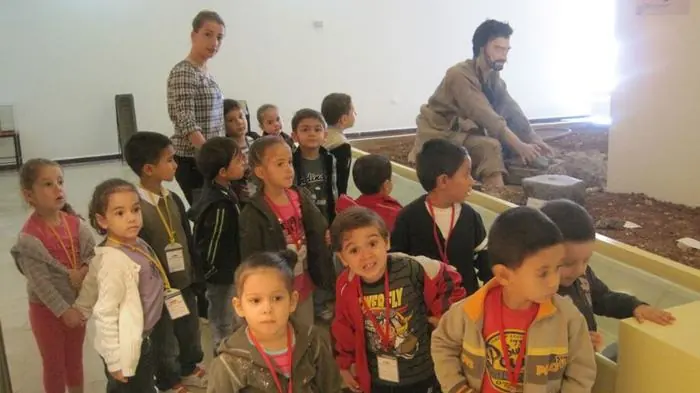 Huzur Mahallesi'ne yakın anaokulu öğrencilerinin gezi etkinliği
